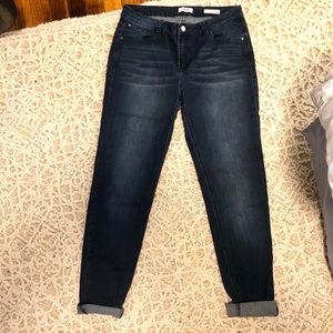 Kensie Knockout Skinny Mid Rise Jeans 10/30